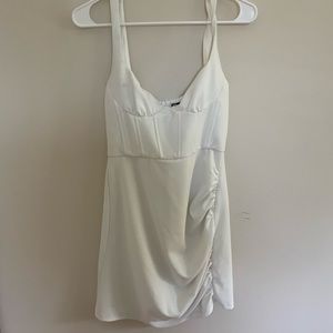 White zara dress